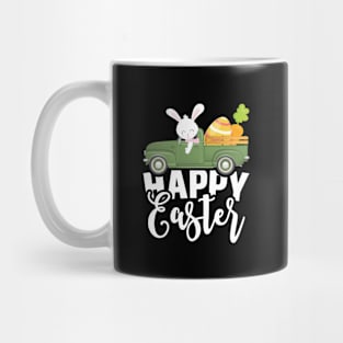 Happy Easter Vintage Truck Bunny Mug